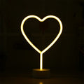 Heart Shaped Led Neon Signs With Stand