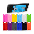 U-Shape Cell Phone Back Stick Silicone Card Holder Stand