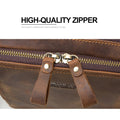 Vintage Crazy Horse Cowhide Men's Crossbody Bag