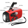 Emergency Tool Radio With Led Flashlight, 600Mah Power Bank