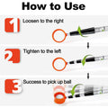 9 Ft 12 Ft 15 Ft 18 Ft Aluminum Golf Ball Retriever