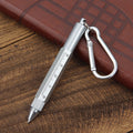6 In 1 Metal Tool Pen With Carabiner