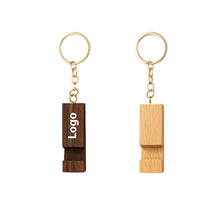 Wooden Phone Stand Keychain