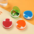 4 Compartment Frosted Clear Pill Box