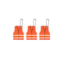 PVC Reflective Safety Vest Keytag