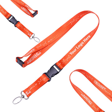 3/4" Full Color Dye Removable Sublimated Lanyard