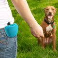 Portable Silicone Dog Treat Pouch With Clip & Magnetic Closure