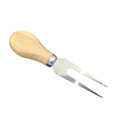 6 Pcs Wooden Handle Cheese Knives Set/W Storage Box