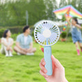 Mobile Phone Holder Rechargeable Handheld Fan