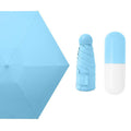 Mini 5 Foldable Rain Umbrella With Cute Capsule Case
