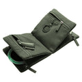 Multi-Compartments Velvet Jewelry Organizer Bag With Zipper