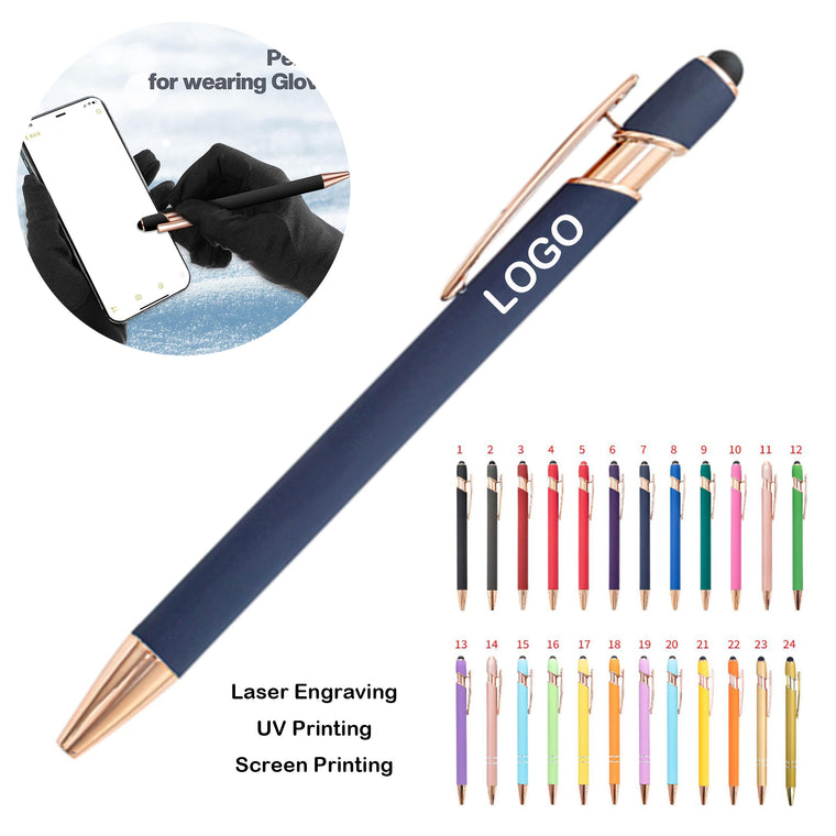 Metal Soft Touch Stylus Pen - Rose Gold