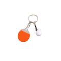 Simulated Table Tennis Racket Set Keychain