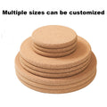 Round Beveled Cork Heat-Resistant Pad