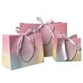 Matte Color Paper Shopper Tote Bag
