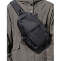 Black Sling Crossbody Backpack Bag