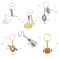 Metal Sport Pendant Keychain