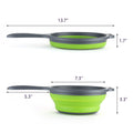 Foldable Drain Basket With Handle
