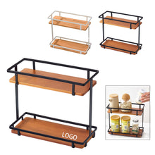 Bamboo And Wood Double Square Frame