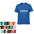 Adult 100% Cotton Crew Neck Short-sleeved T-shirt