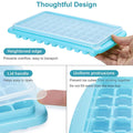 55 Grids Mini Ice Cube Tray With Lid and BPA-Free Scoop