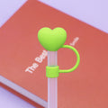 Heart Shaped Straw Cover