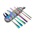 Stainless Steel Tableware Set w/Felt Bag