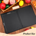 8.5 x 11 Inches 2 Views Dinner Menu Cover