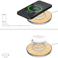 Wood Designs Bamboo Wood Wireless Charger Pad