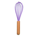 Silicone Whisk w/Wood Handle