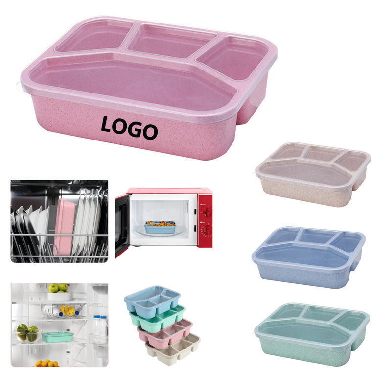 4-Compartment Reusable Food Storage Container