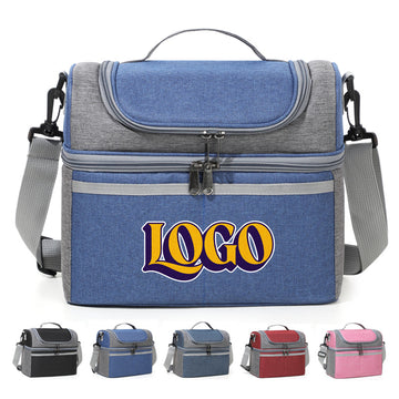 Two-Tier Insulated Cooler Bag