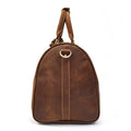 Vintage Crazy Horse Leather Travel Duffel Luggage Bag