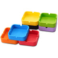 Square Anti-Hot Silicone Ashtray