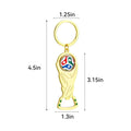 World Cup Football Keychain Bottle Opener