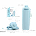 20oz Silicone Foldable Water Bottle