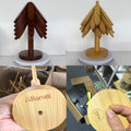 Natural Tree Trivet Set