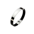 Stainless Steel Silicone Bracelet