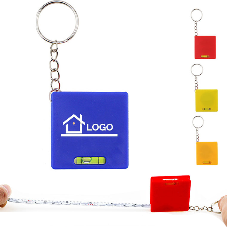 Multi-Function Level Keychain Tape Measure