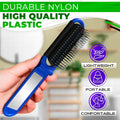 Portable Folding Hair Brush With Mirror