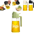 2 In 1 Olive Oil Dispenser Bottle For Kitchen-16Oz