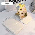 Folding Makeup Mirror – PU Leather