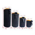 4 Pack Neoprene Camera Lens Pouches With Drawstring