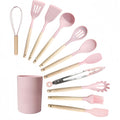 12 Piece Non-Stick Silicone Spatula Cookware Set
