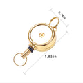 Zinc Alloy Carabiner Badge Reel