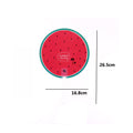 Plastic Fan with Transparent Handle (Full Color 2 Sides)