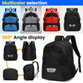 Backpack With Separate Ball Holder