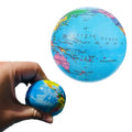 PU Foam Earth Pattern Bouncy Ball Toy