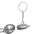 Airplane Engine Shape Keychain