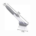 Multi-Use Kitchen Scrub Brush With Liquid Dispenser